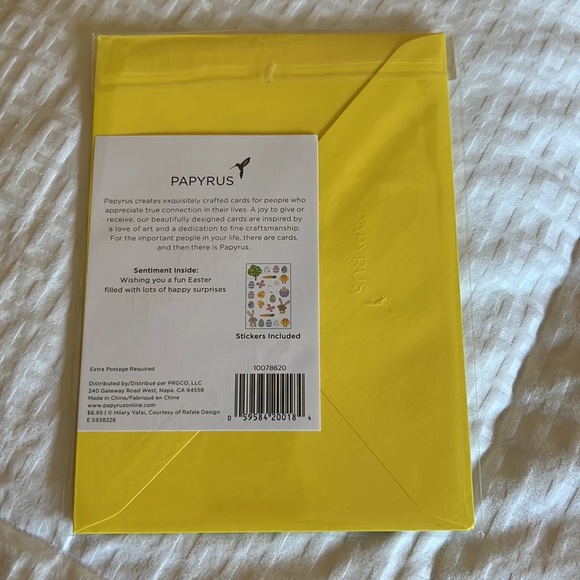 Two Adorable Papyrus Easter Cards for Children - One Puzzle, One w/ 23 Stickers - Picture 3 of 5